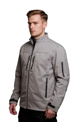 Cosywolf CW001712 Batman Teknik Softshell Su Rüzgar Geçirmez Mont Füme - 3