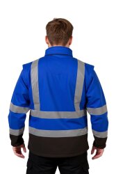 Cosywolf CW002233 Bold Reflektörlü Softshell Mont Mavi Siyah - 4