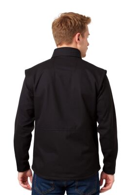 Cosywolf CW004611 Softshell Kolları Çıkmalı Mont - Siyah - 3