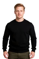 Cosywolf CW007011 Bisiklet Yaka Sweatshirt Siyah 3 İplik Şardonsuz - 3
