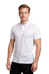 Cosywolf CW004416 Polo Yaka T-Shirt Beyaz - Cosywolf