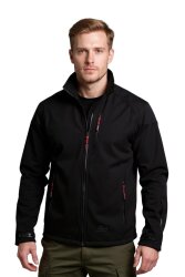 Cosywolf CW003311 Rize Teknik Softshell Su Rüzgar Geçirmez Mont Siyah - 3
