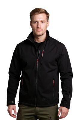 Cosywolf CW003311 Rize Teknik Softshell Su Rüzgar Geçirmez Mont Siyah - 3