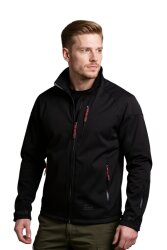 Cosywolf CW003311 Rize Teknik Softshell Su Rüzgar Geçirmez Mont Siyah - 1