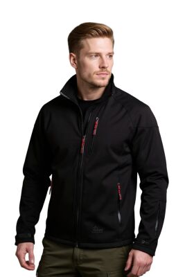 Cosywolf CW003311 Rize Teknik Softshell Su Rüzgar Geçirmez Mont Siyah - 1