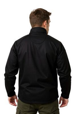 Cosywolf CW003311 Rize Teknik Softshell Su Rüzgar Geçirmez Mont Siyah - 5