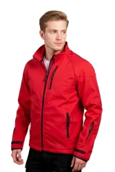 Cosywolf CW003355 Rize Teknik Softshell Su Geçirmez Mont Kırmızı - 1