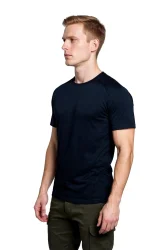 Cosywolf CW007777 Bisiklet Yaka Tişört Lacivert - 3