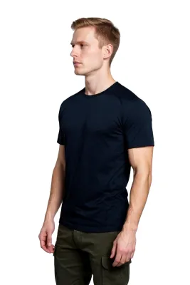 Cosywolf CW007777 Bisiklet Yaka Tişört Lacivert - 3