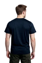 Cosywolf CW007777 Bisiklet Yaka Tişört Lacivert - 7