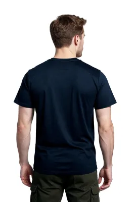 Cosywolf CW007777 Bisiklet Yaka Tişört Lacivert - 7