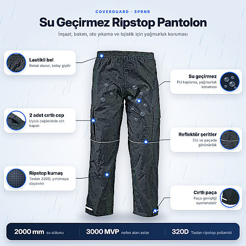 Coverguard 5PRNB Ripstop Pantolon - 1