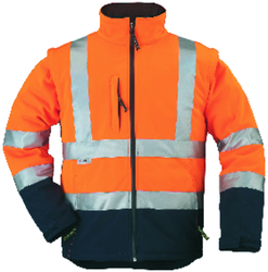 Coverguard 70640 SOFTSHELL Hİ-VİZ Turuncu Mont - 3