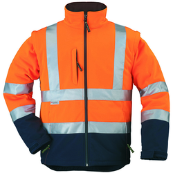 Coverguard 70640 SOFTSHELL Hİ-VİZ Turuncu Mont - Coverguard İSG Malzemeleri
