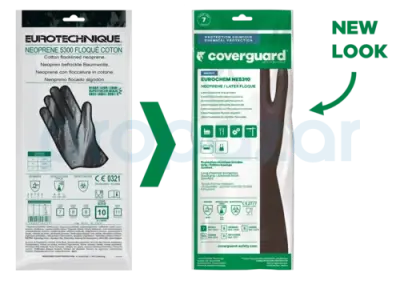 Coverguard Eurochem NE-5310 Kimyasal Koruma Eldiveni - 3