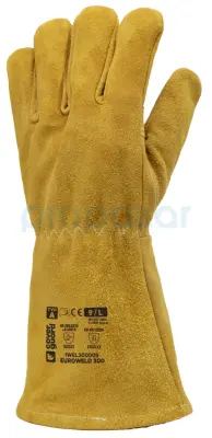 Coverguard Euroweld 300 1WEL300 Sığır Derisi Kaynakçı Eldiveni - 1