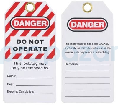 Danger Do Not Operate EKED Loto Kilitleme Etiketi - 1