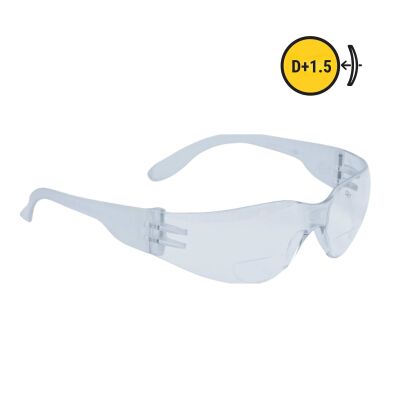 Delta Plus Brava 2 Reader 15 Şeffaf Polikarbonat Gözlük BRAV2IN15 - 1