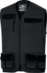 Delta Plus M2GI3 Teknik İş Yeleği Koyu Gri - Delta Plus İSG Ürünleri