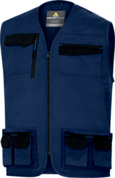 Delta Plus M2GI3 Teknik İş Yeleği Lacivert Mavi - Delta Plus İSG Ürünleri