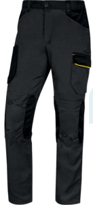 Delta Plus M2PA3 Teknik İş Pantolonu Koyu Gri Sarı - 1