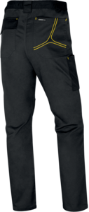 Delta Plus M2PA3 Teknik İş Pantolonu Koyu Gri Sarı - 2