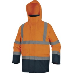 Delta Plus Speed PVC Kaplı Oxford Kumaş 4+1 Parka Turuncu Lacivert - 3