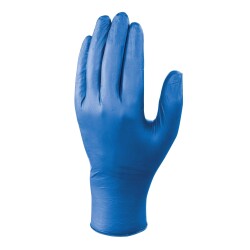 Delta Plus V1420 Pudrasız Tek Kullanımlık Mavi Nitril Eldiven 100 lü - Delta Plus