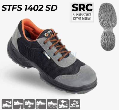 DEMİR 1402 SD S1P Bağcıklı Çelik Burunlu ve Ara Tabanlı Ayakkabı - 1