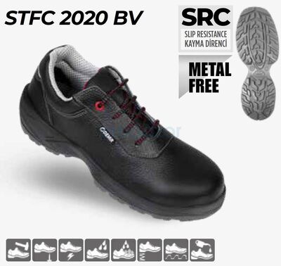DEMİR 2020 BV S2 Deri Bağcıklı Kompozit Burunlu Src İş Ayakkabısı - 1