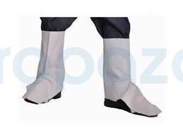 CE Belgeli Deri Kaynakçı Tozluğu | Yarma Deri Ayak Bilek Koruyucu - 5li Paket - 1