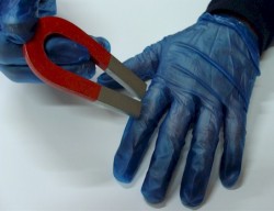 DTM0100 Detectable Algılanabilir Vinil Eldiven Tek Kullanımlık - Detectamet Algılanabilir Ürünler