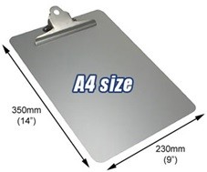 Detectamet DTM 0911 A4 İçin Alüminyum Board (Klipsli) - Detectamet Algılanabilir Ürünler