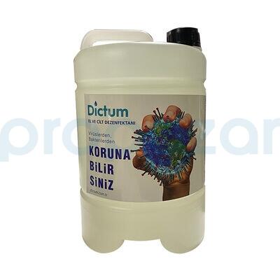 Dictum El ve Cilt Dezenfektanı 5000 ml Bidon - 1