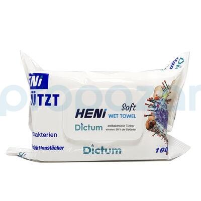 ​Dictum Heni Soft Antibakteriyel Islak Mendil 100 Adet - 1