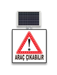 Dikkat Araç Çıkabilir Solarlı Akülü Güneş Enerjili Levha MFK9623 - 2