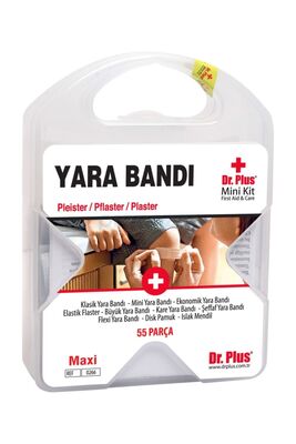 Dr Plus Ilk Yardım & Bakım Seti Yara Bandı 55 Parça - 1