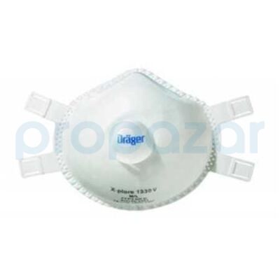Drager 1330V ML Ventilli Toz Maskesi 3951217 5li Paket - 2