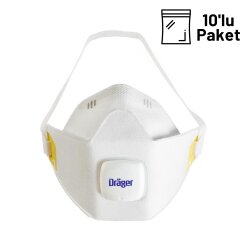 Drager 1910V Ventilli FFP1 Toz Maskesi 10lu Paket - 1