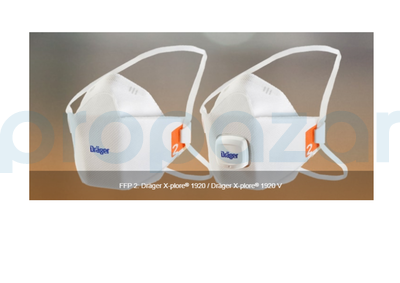 Drager 1920 Ventilsiz FFP2 Toz Maskesi 20li Paket - 2