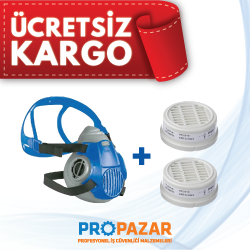 Drager 3300 Maske ve P3 Toz Filtre Seti - Dräger
