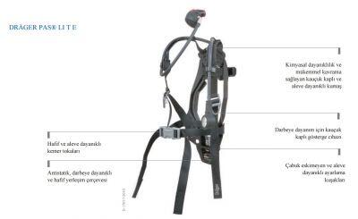 Drager Pas Lite Çelik Tüplü Solunum Seti - 2