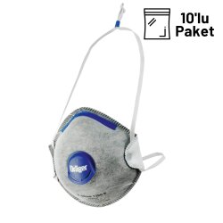 Drager X-Plore 1320 FFP2 Ventilli Kalıplı Odour Toz Maskesi 10lu Paket - 1
