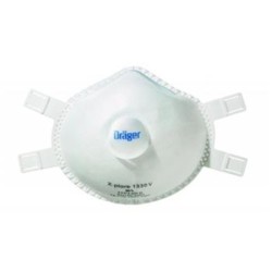 Drager X-Plore 1330 FFP3 Ventilli Kalıplı Toz Maskesi - Dräger