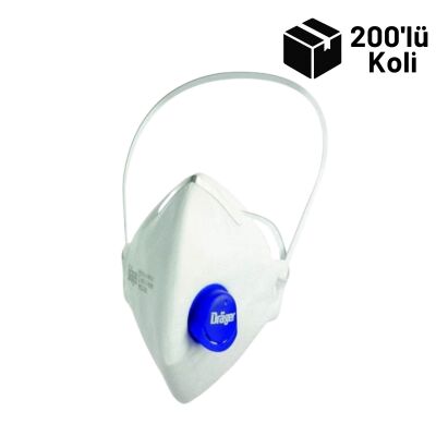 Drager X-Plore 1510 V FFP1 Ventilli Toz Maskesi 20li Paket - 1