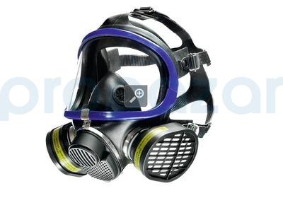 Drager X-plore 5500 Tam Yüz Gaz Maskesi R55750 (Çift Filtreli Bayonet) - 2