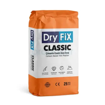Dryfix Classıc İnce Sıva Gri 25 Kg - 1