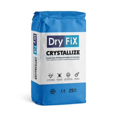 Dryfix Crystallize Kristalize Su Yalıtım Harcı 25 Kg - Dryfix