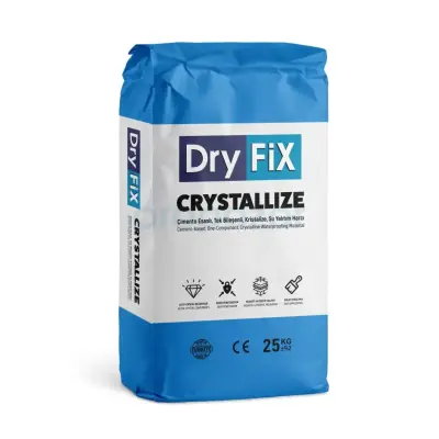 Dryfix Crystallize Kristalize Su Yalıtım Harcı 25 Kg - 1