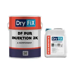 Dryfix DF PUR Injektion 2K Poliüretan Esaslı Enjeksiyon Reçinesi 22 kg Set - 1